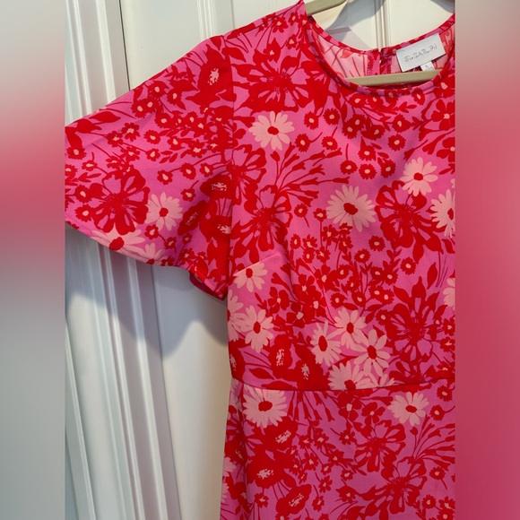 Lover Girl Flouncy Flare Mini Dress Sugar lips large new with tags - Picture 8 of 15